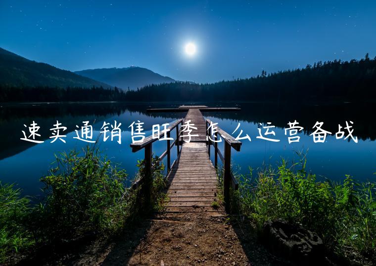 速賣通銷售旺季怎么運營備戰(zhàn)